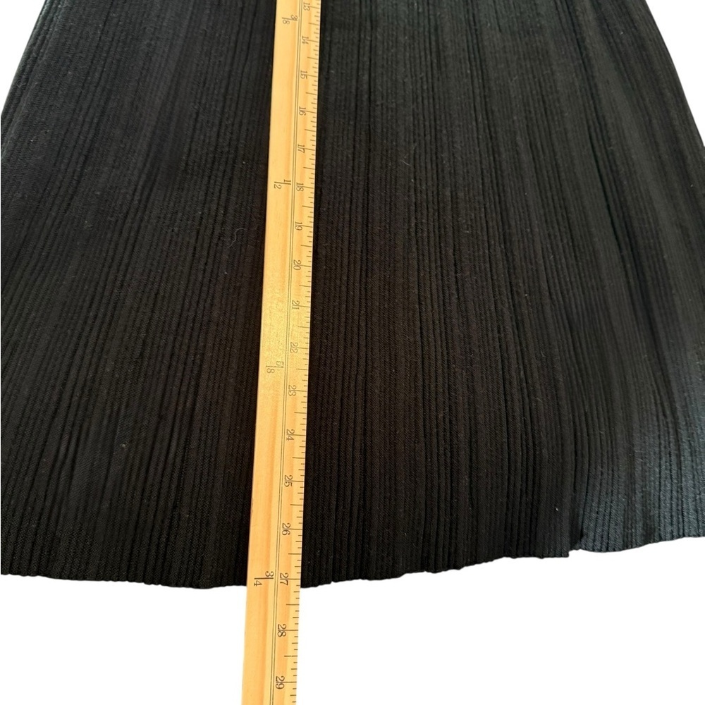 POL Black Ribbed Knit Midi Skirt - Picture 3 of 5